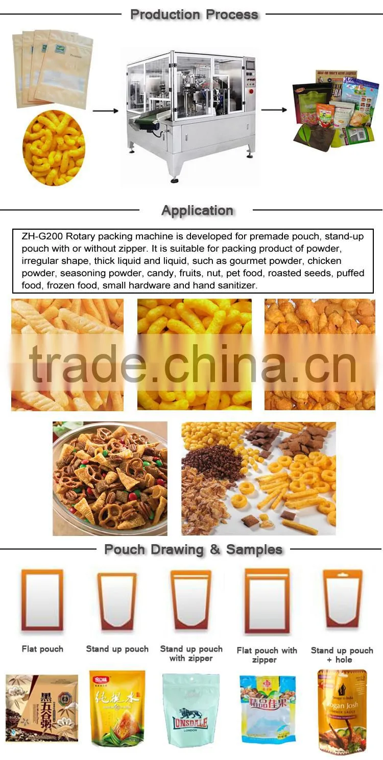 Factory Directly Provide High Efficient Snacks Packaging Machine