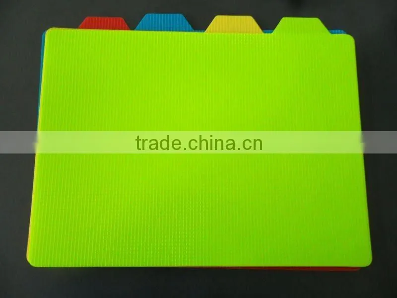 plastic non-skid/anti-slip chopping board