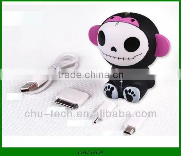 portable cartoon power bank 3000mah