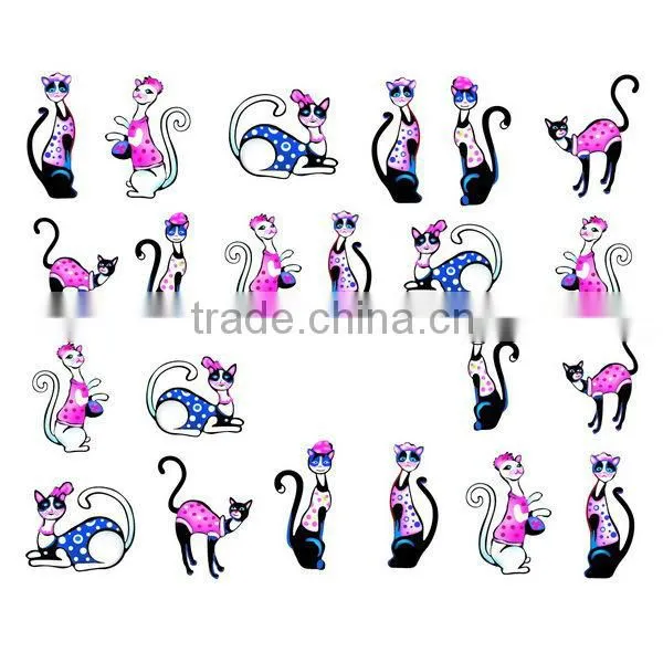 Hot sell water tranfer nail art sticker