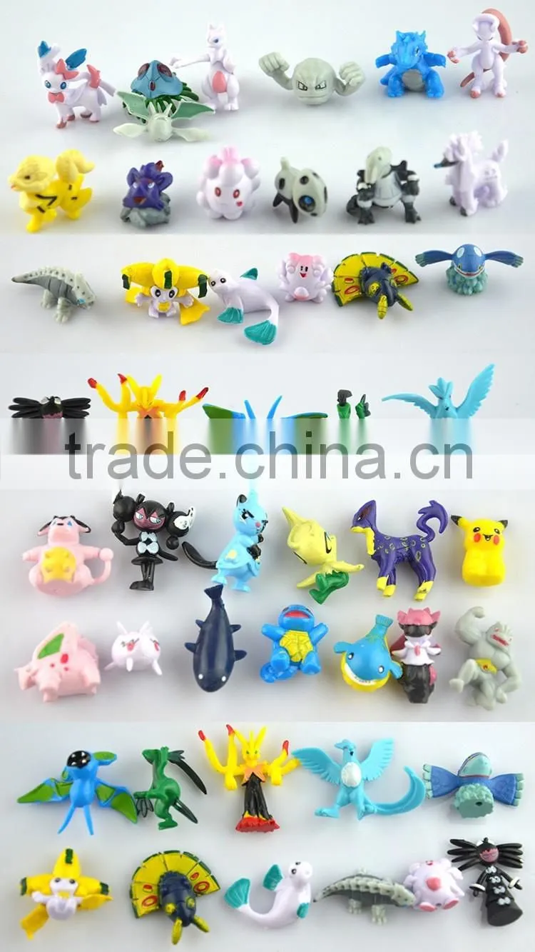 hot selling 144 series of pokemon mini animal figure toys