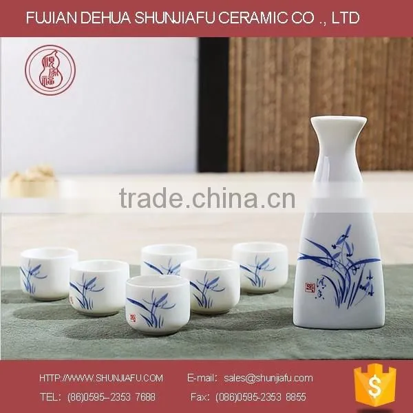 Hot Sale Ceramic Wine Set, Korea/Japanese Sake Set