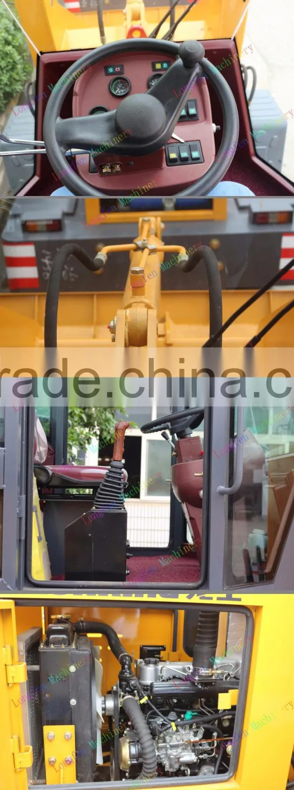 LG820E china made 40 kw 4 wd wheel loader for sale with low price
