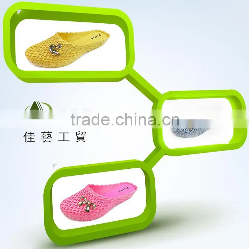 Flat Walking Sole Women's PVC Jelly Sandals Shoes