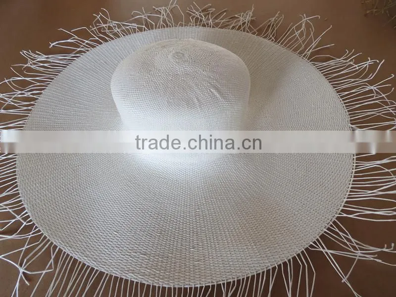 Paper straw hat