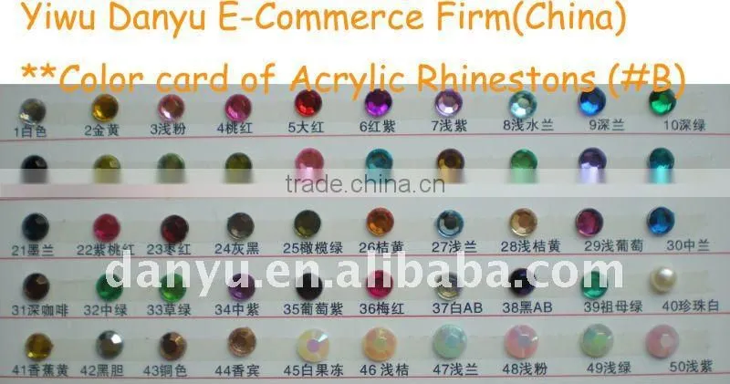 Acrylic Rhinestones -heart shape