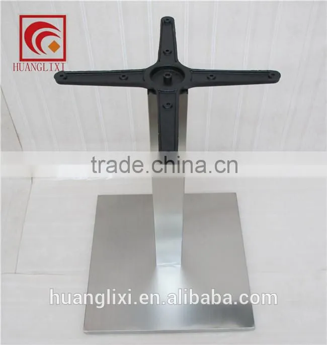Restaurant table legs, stainless steel table leg, brushed stainless steel table leg parts,table leg brackets