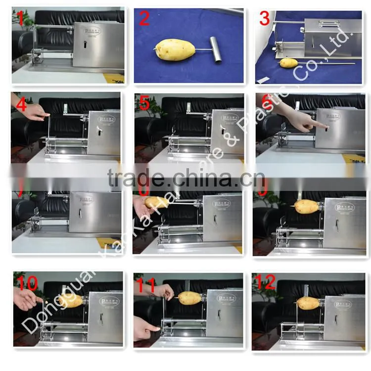 New Condition and Cutter Type stainless steel potato slicer special for twister potato
