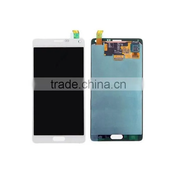 100% Warranty Mobile phone touch screen digitizer LCD for Galaxy Note 4 N9100 lcd