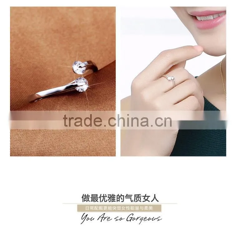 OUXI 2015 Fashion Ring made with Crystal jewelry 40075