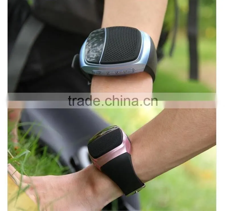 New Arrival Led display bluetooth speakers watch with microphone