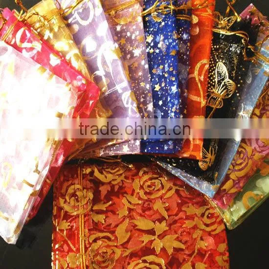 10*25cm In Stock High Quality Black Jewelry Velvet Gift Custom Velvet Jewelry Bag