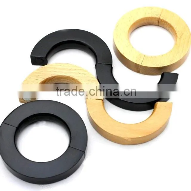 Handmade Wooden Scarf Display Ring for Hot Sale