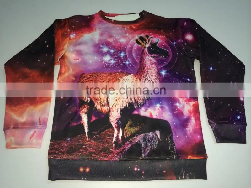 2015 custom fullover printing fleece sweatshirts hoodies