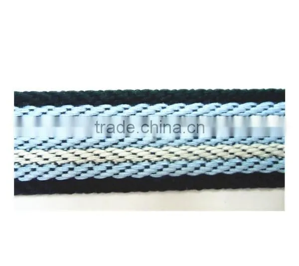 webbing straps -whorl cotton webbing - cotton polyester fabric FT-WB534