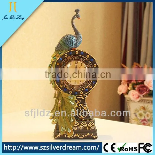 Environmental protection resins vintage home decorating clock