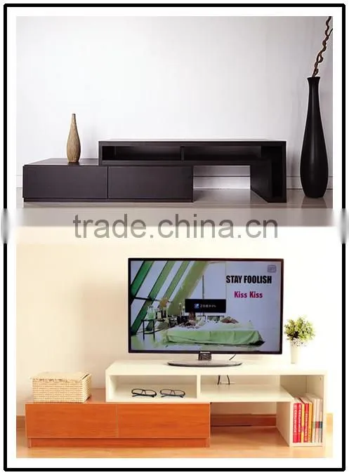 wood TV cabinet with moving