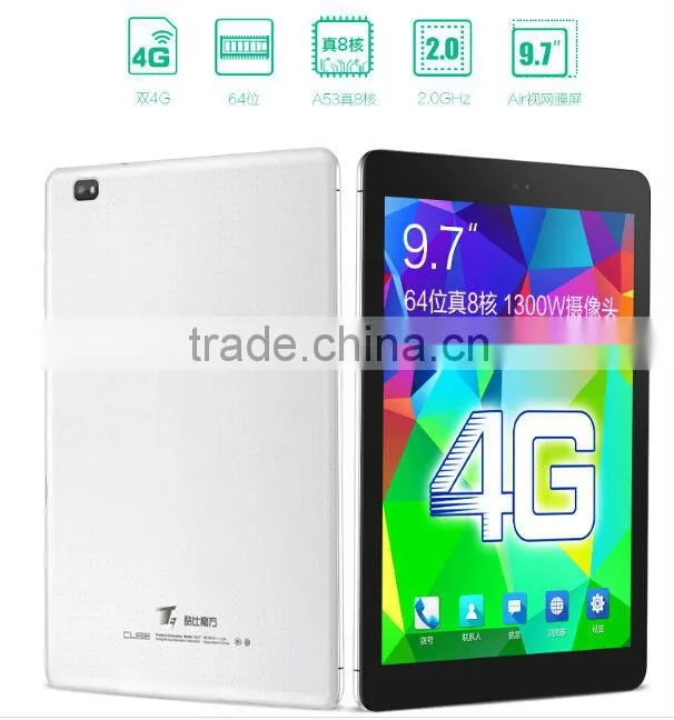 wholesale 9.7 inch Android 4.4 MT8752 Octa core RAM 2GB ROM 32GB 13.0MP camera 4G LTE Cube T9 Tablet PC