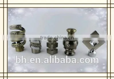 European Romantic Style Finial Curtain Rod With Diamond