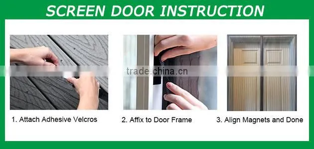 Magic insect fly screen door