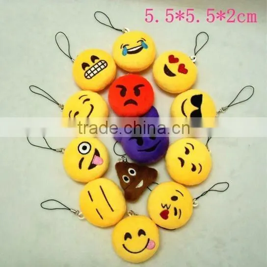 High quality purple devil plush animal cute emoji slippers for wholesale