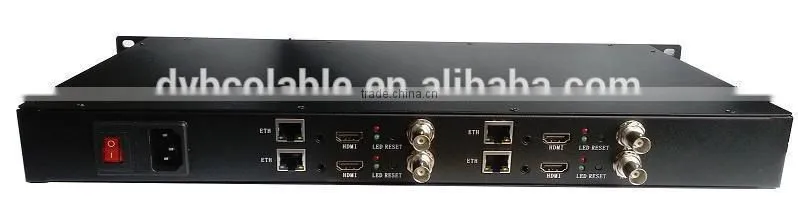 Hd mi & av 4ch to ip video encoder with multi-ip protocol option COL7104HA