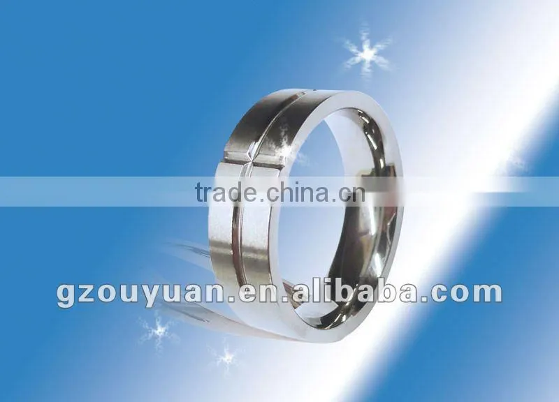 8MM Simple design wholesale Titanium Ring