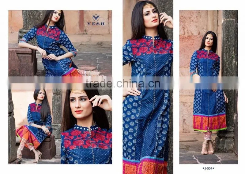 Indian Stylish Long Sleeve Kurtis