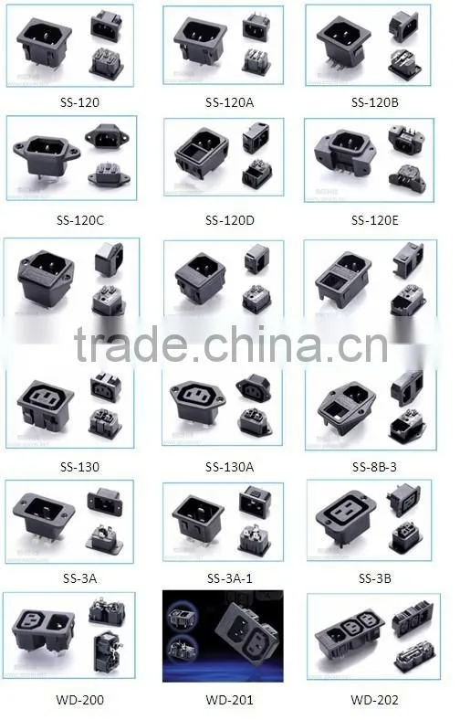 16a 250v European waterproof socket with transparent cover