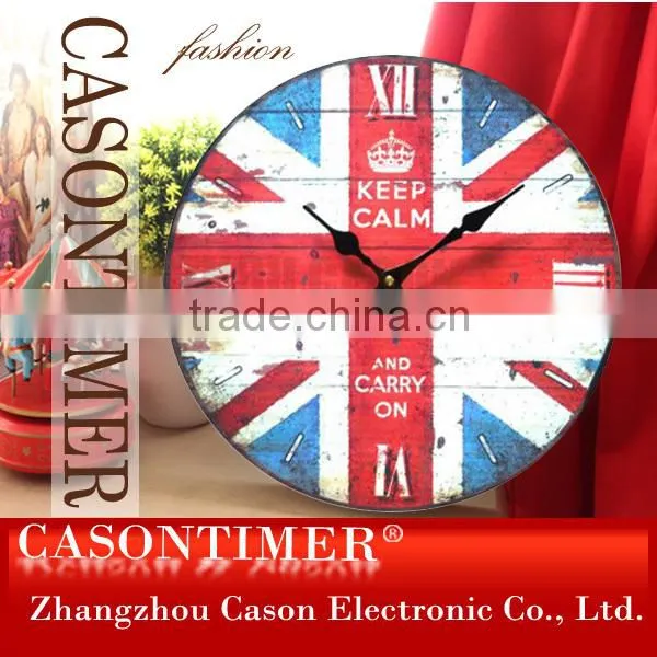 2015 New Home Decorating Wooden Gift Wall Clock