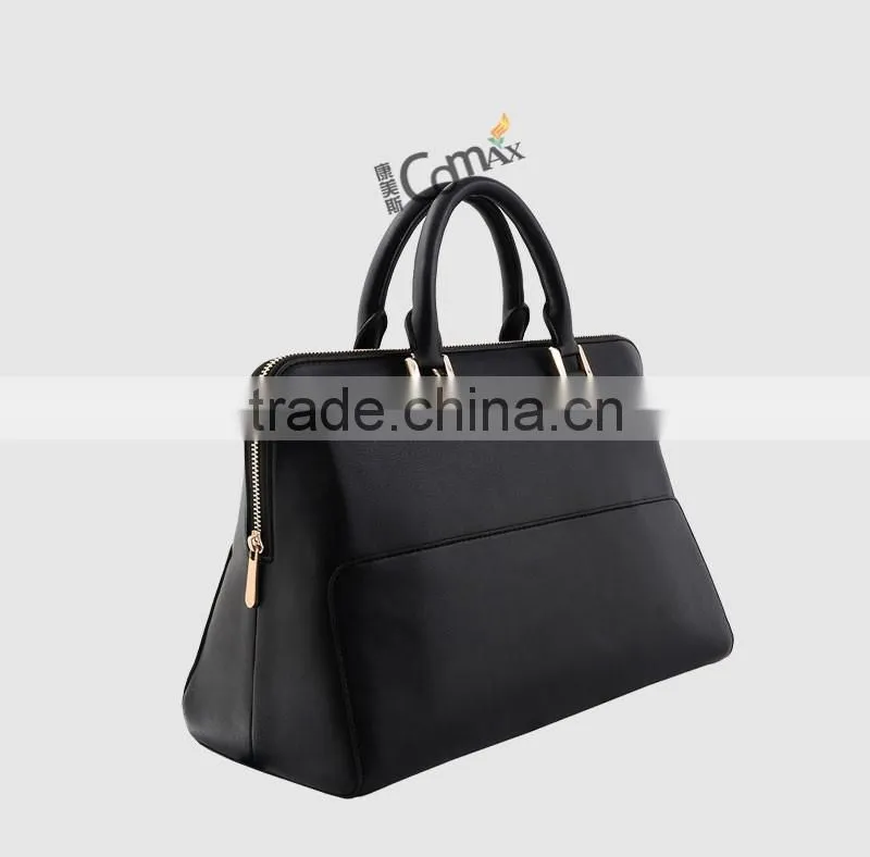 Design fashion matte gunmetal trapezoidal lock metal bag buckle