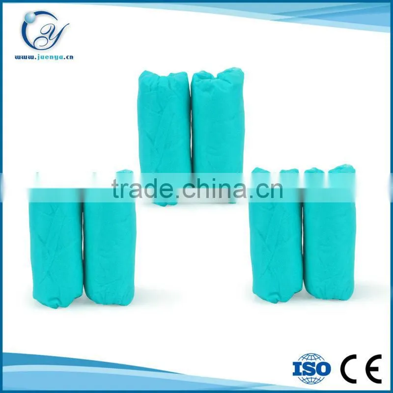 Cheapest Blue / green good quality disposable non woven shoe covers
