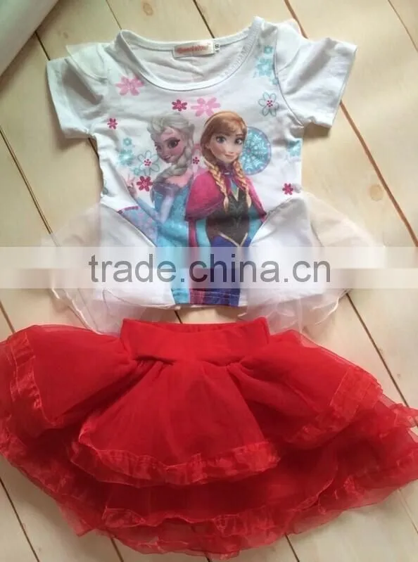 Wholesale artificial flower girl dresses, frozen dress elsa( AM-FD-01)