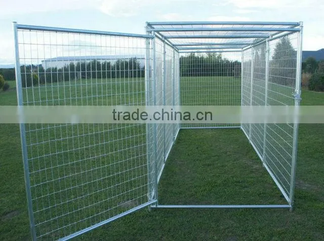 galvanized steel outdoor large dog backyard kennels factory