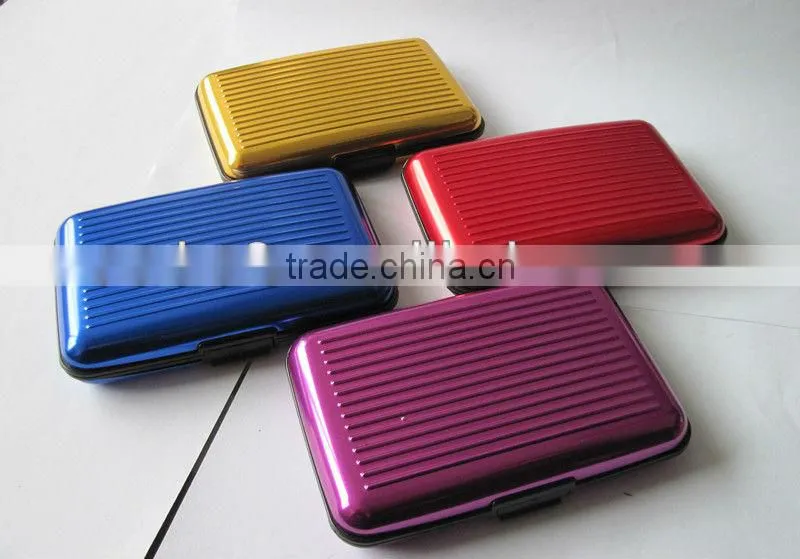 rainbow colors aluminum card holders