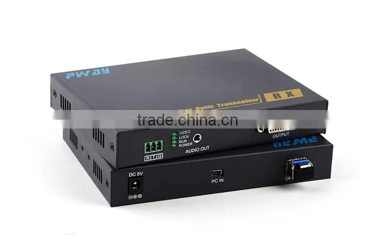 1080P 1310nm/1550nm factory fiber optic dvi transmitter receiver up to 10km