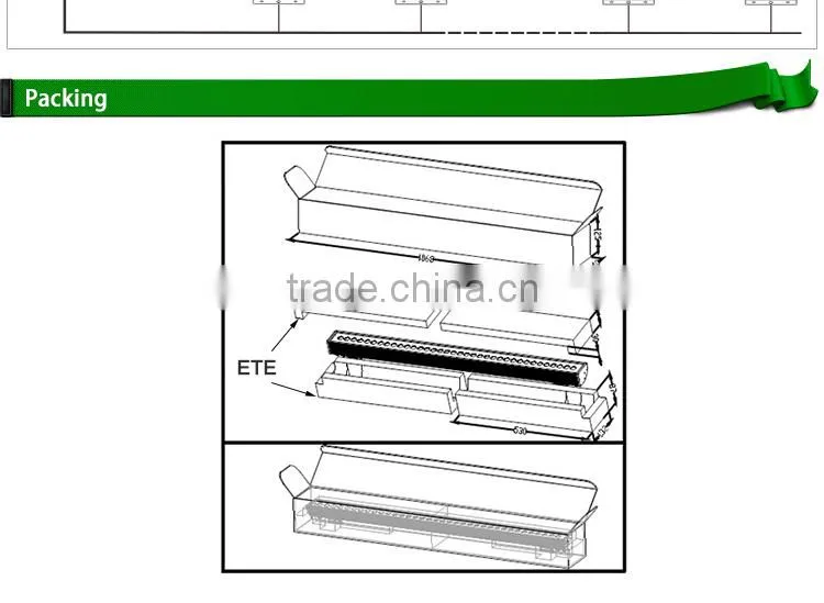 high power 1meter ip65 led wall washer 3000k