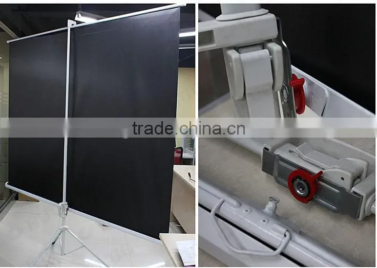new design 3d projector screens / holographic portable rear projection with folding screen