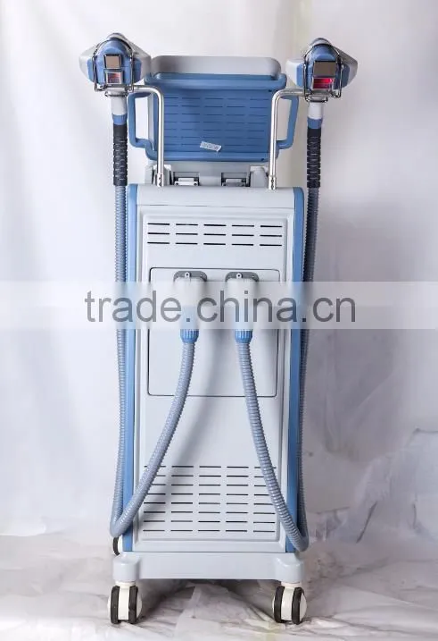 2015 Newest design ipl hair removal beauty equipment/e-light ipl rf+nd yag laser multifunction machine