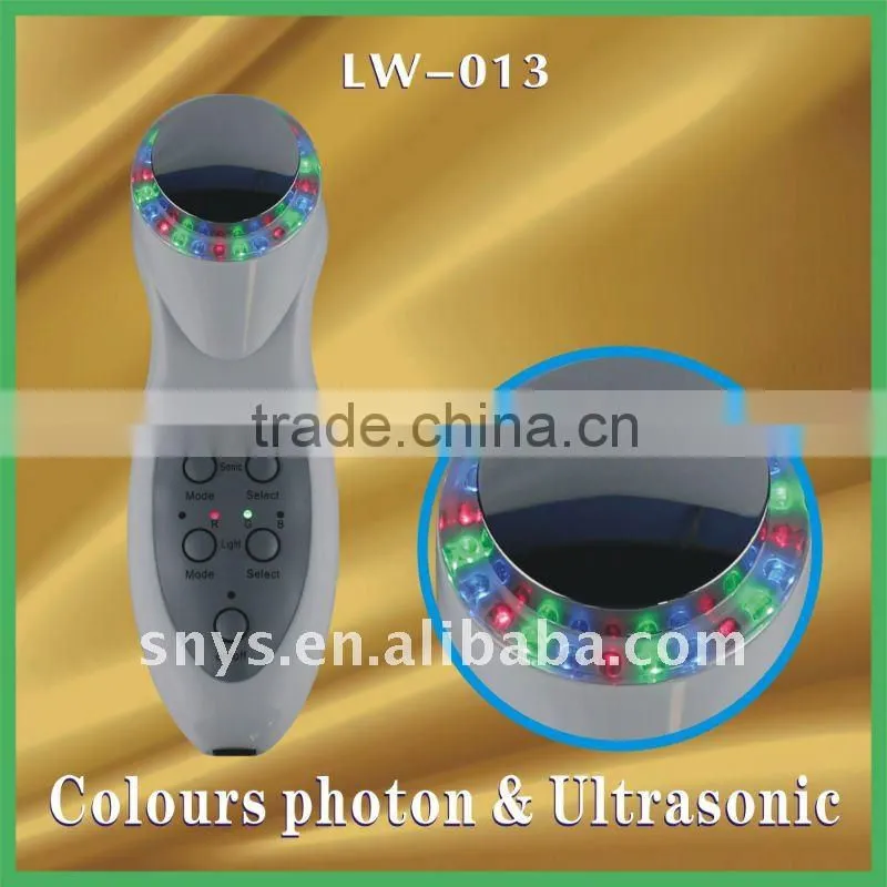LED Photon facial ultrasonic massager (LW-013)