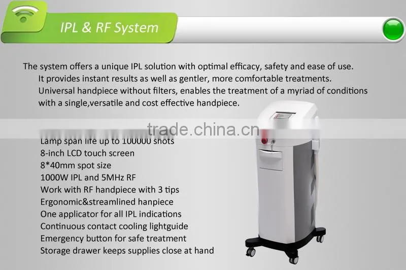 Powful IPL hair removal machine, provides instant results as well as gentler,more comfortable treatments