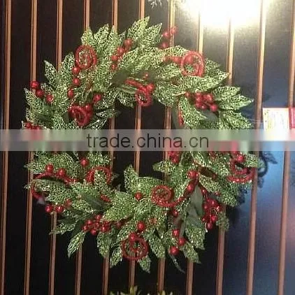 wholesale 80cm european style silver christmas garland