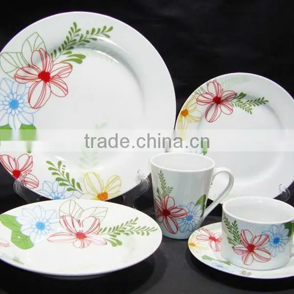 porcelain dinner set square and round, porcelain dinner set