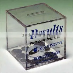 bespoke acrylic money box