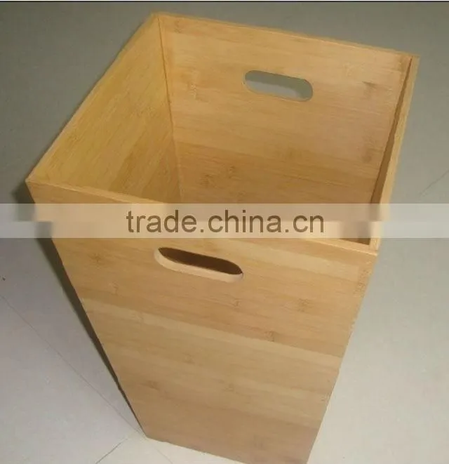 Bamboo waste bin (pyramidal)