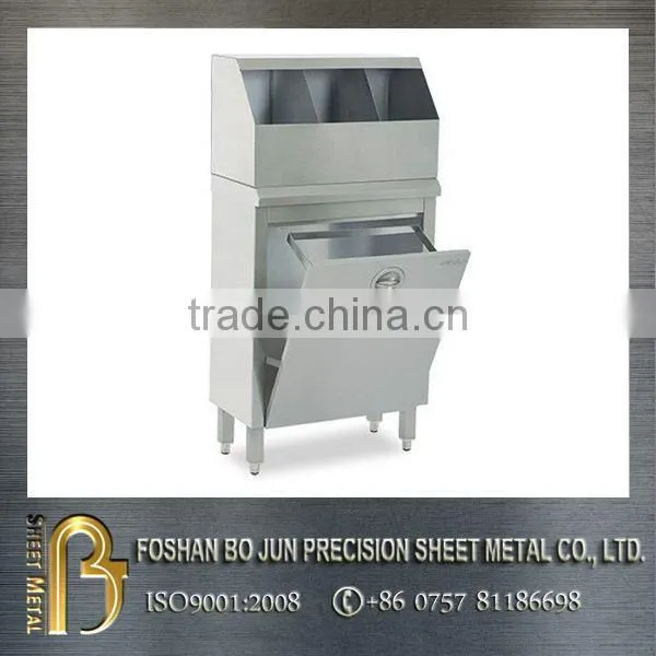 Custom metal powder coated donation bin