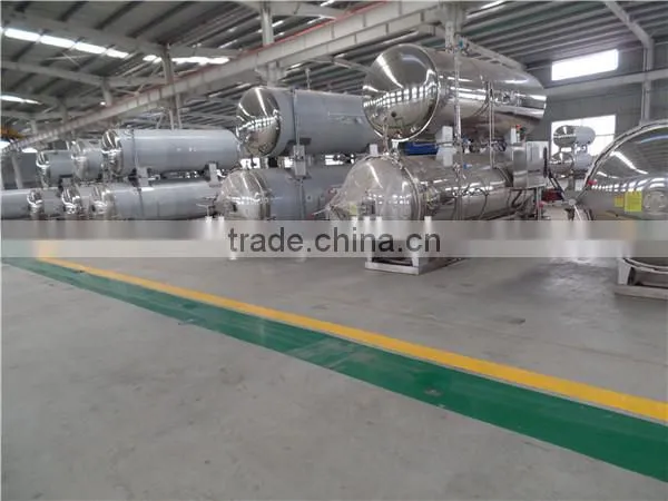Factory price steam or water used single pot sterilizing canned food retort pot