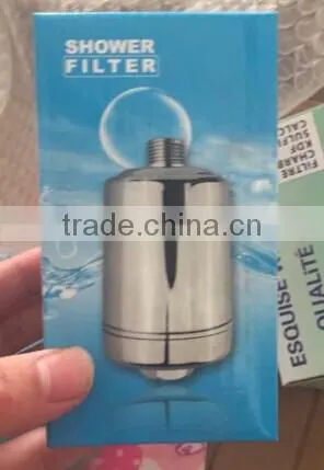 Mini easy use non-electric shower purifier for home and hotel use