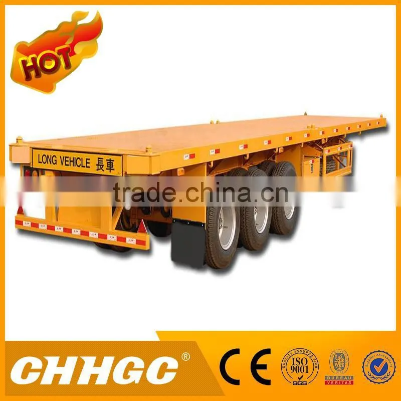 Best selling 40ft heavy flatbed semi trailer made in China