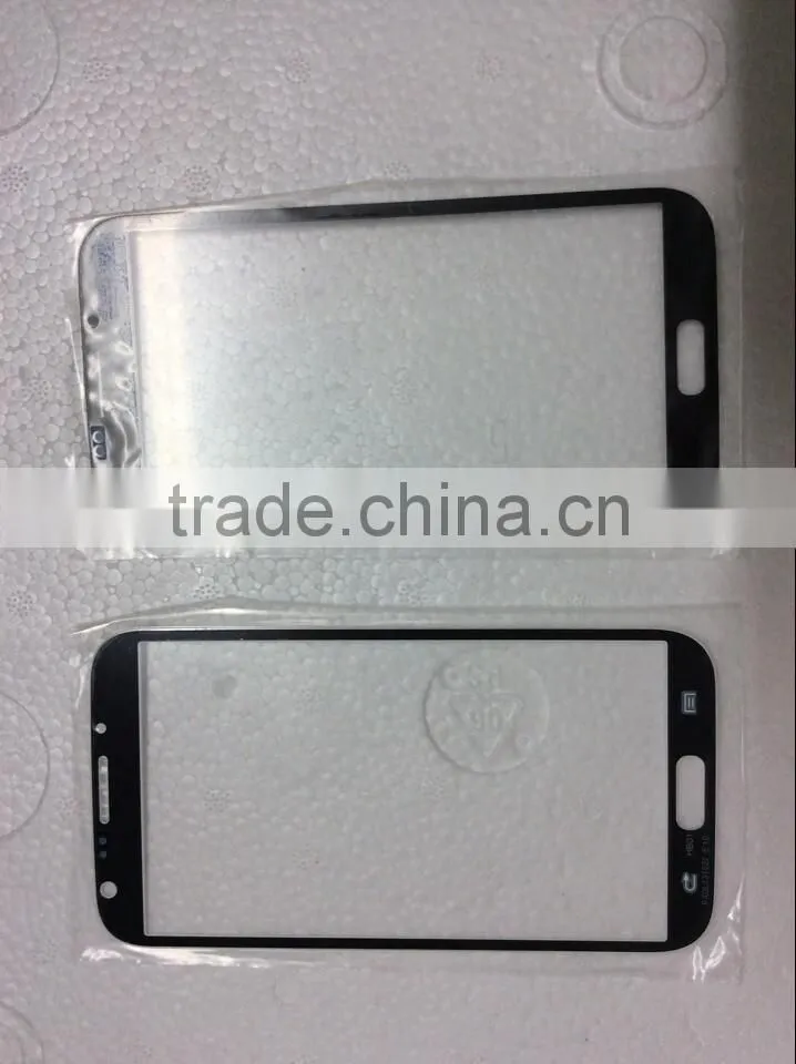 Wholesale Front Glass For Samsung Galaxy Note2 N7100, Cover Glass For Samsung Note2, Glass For 7100